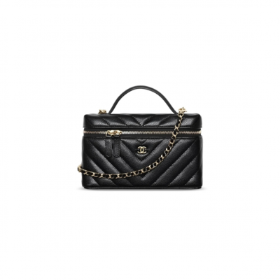 CHANEL MASTER VANITY WITH CHAIN GRAINED CALFSKIN AP5212 (19.5*17*5cm)